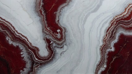 White marble and red agate texture background