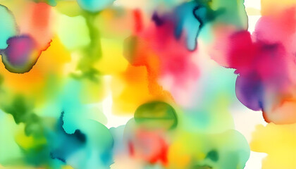 An abstract watercolor background with vibrant colors and brushstrokes