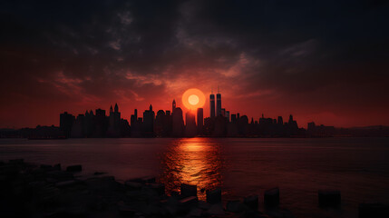 new york city skyline apoclipse