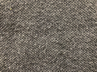 texture of knitted plain gray fabric