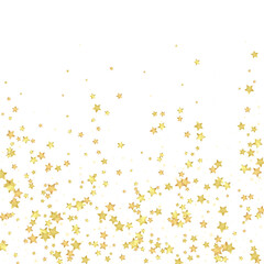 Magic stars vector overlay.  Gold stars scattered