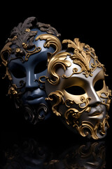 Thalia and Melpomene: An Artistic Representation of Comedy and Tragedy Masks in Drama