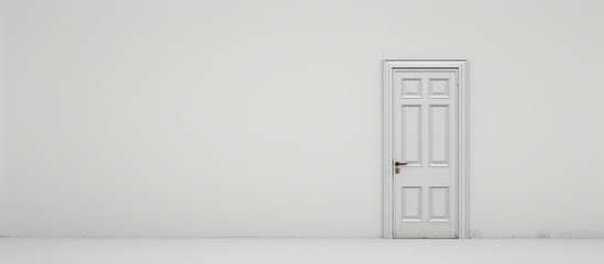 Door symbol on a plain white backdrop.