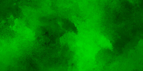 Freeze motion of green dust explosion on black background.Green smoke stage studio. Abstract fog texture overlays,Explosive powder green on black background.