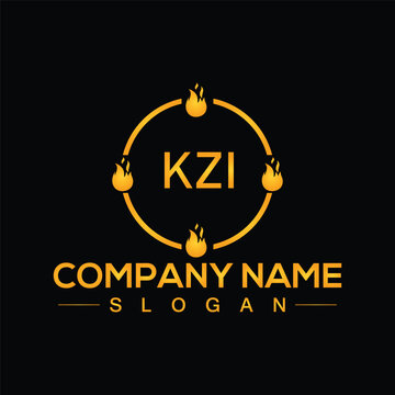 Letter KZI logo vector design for corporate business