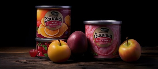 Tomato paste metallic cans on colored background. 3d illustration