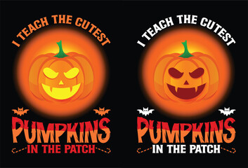 Halloween T-Shirt Design.creative halloween t shirt Design. Pumpkin shirt.Halloween Vector Graphic.halloween T-Shirt Design Vector