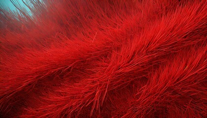 Fototapeta premium Crimson Cascade: Vibrant Red Textured Background with Dynamic Flowing Strands