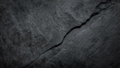 Sleek Slate Symphony: Dark Grey Black Stone Texture Background