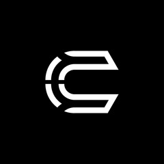 Letter C minimalist logo icon design