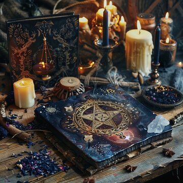 Incorporate elements of haruspex in your design, such as symbols of divination and ancient rituals