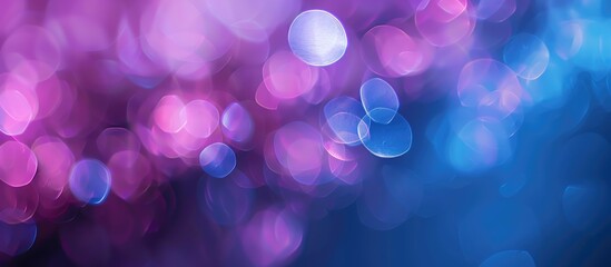 Minimal gradient background with relaxed hues of deep blue and purple for design fusions. Blurry photos showcasing a company milestone celebration.