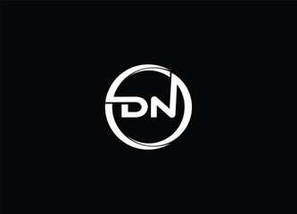 Obraz premium DN logo design. Vector illustration. 