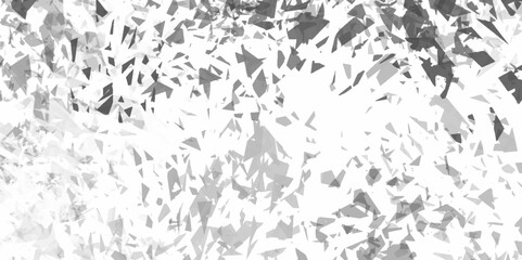 Grunge texture white and black. Light gray vector background with polygonal forms sketch abstract to create distressed effect. Black crumbled paper with stains.