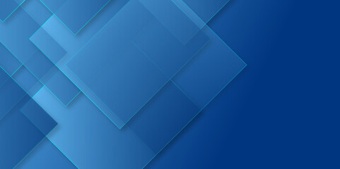 Modern abstract blue background with light multiply. Abstract blue square grid with Futuristic technology vector illustration with corporate and business concept. Blue gradient diagonal rectangle.