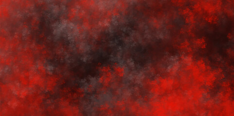 Red reflection of neon liquid smoke. Red weathered wall textured distressed background. Grunge texture, distressed funky background. Old vintage grunge pattern distressed bright red paper illustration