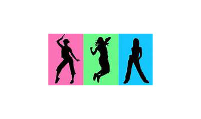 Fototapeta na wymiar dancing women silhouettes set vector, party women dancing silhouettes set, design, illustration, vector, black, colorful, joy,