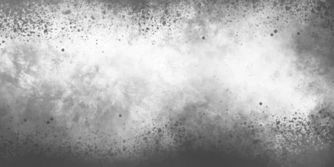 Foto op Plexiglas Black and ash charcoal dust explosion. Abstract gray gunpowder isolated background and texture. Rough distressed overlay texture black and white texture vector. Grunge style cracked texture background © Fannaan