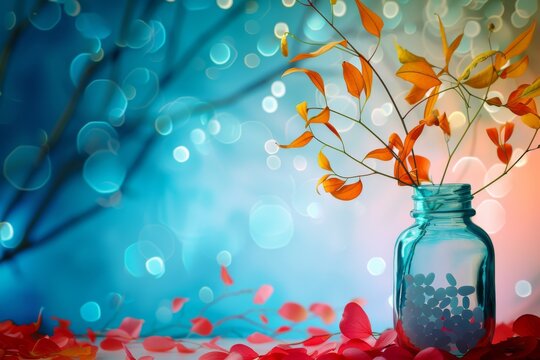 abstract background for World Homeopathy Awareness Week 