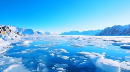 Fototapeta na wymiar Arctic Ice Stock Photos