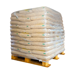 Pallet of pellets