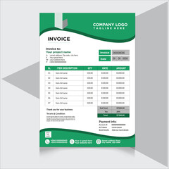 Obraz premium Business invoice form template. Invoicing quotes, money bills or price invoices and payment agreement design templates. Tax form, bill graphic or payment receipt page vector set