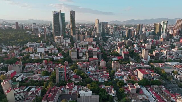Ciudad de M&eacute;xico con Drone