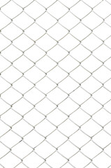 chain link fence isolated . PNG