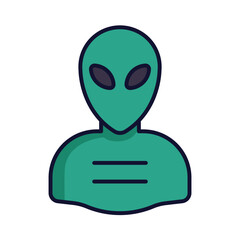 green alien character