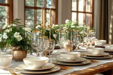 table setting with cutlery for deverse a delicious dish advertising food photography