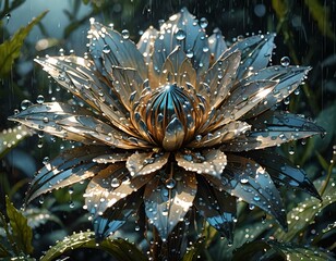 Fototapeta premium fractal flower background