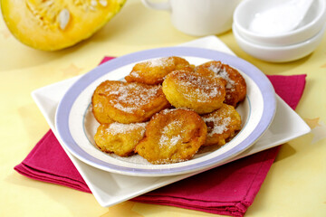 Pumpkin fritters.