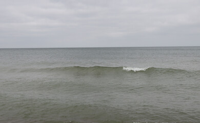 Baltic sea in autumn season.