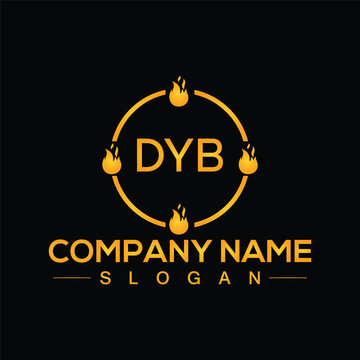 Letter DYB logo vector design for corporate business