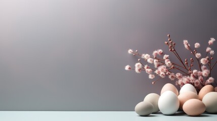 A sophisticated, minimalist Easter background - 759649185