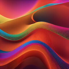 Colorful 3D background and wallpaper