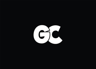 GC  Letters  joint logo icon design and creative logo