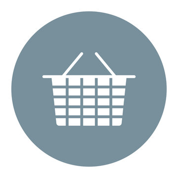 Shopping Basket icon vector image. Can be used for Gaming Ecommerce.