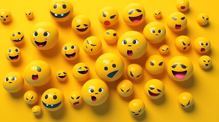 smile day emojis composition