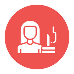 Ironer icon vector image. Can be used for Cleaning and Dusting.