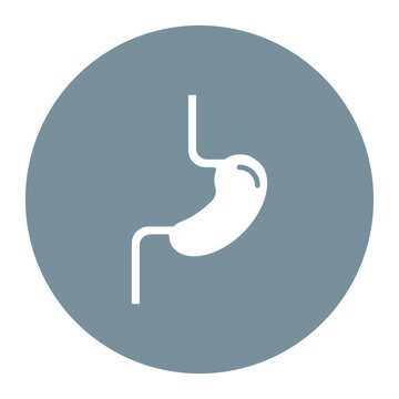 Esophagus icon vector image. Can be used for Human Anatomy.