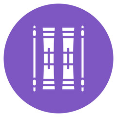 Skis icon vector image. Can be used for Outdoor Fun.