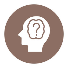 Curiosity icon vector image. Can be used for Personality Traits.