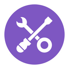 Screwdriver icon vector image. Can be used for Fathers Day.