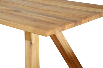 Wooden table elements close view png, isolated object