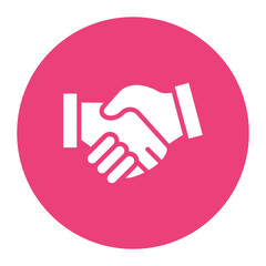 Handshake icon vector image. Can be used for Friendship.