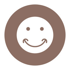 Smiling Face icon vector image. Can be used for Friendship.