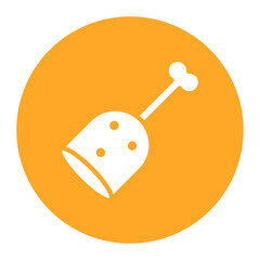Cooked Ham icon vector image. Can be used for Oktoberfest.