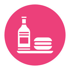 Food and Beer icon vector image. Can be used for Oktoberfest.