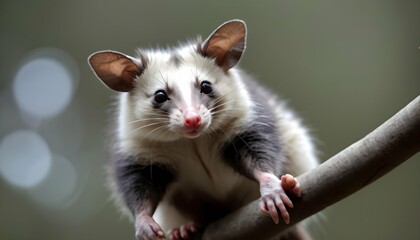 A Possum With Its Paws Reaching Out - obrazy, fototapety, plakaty